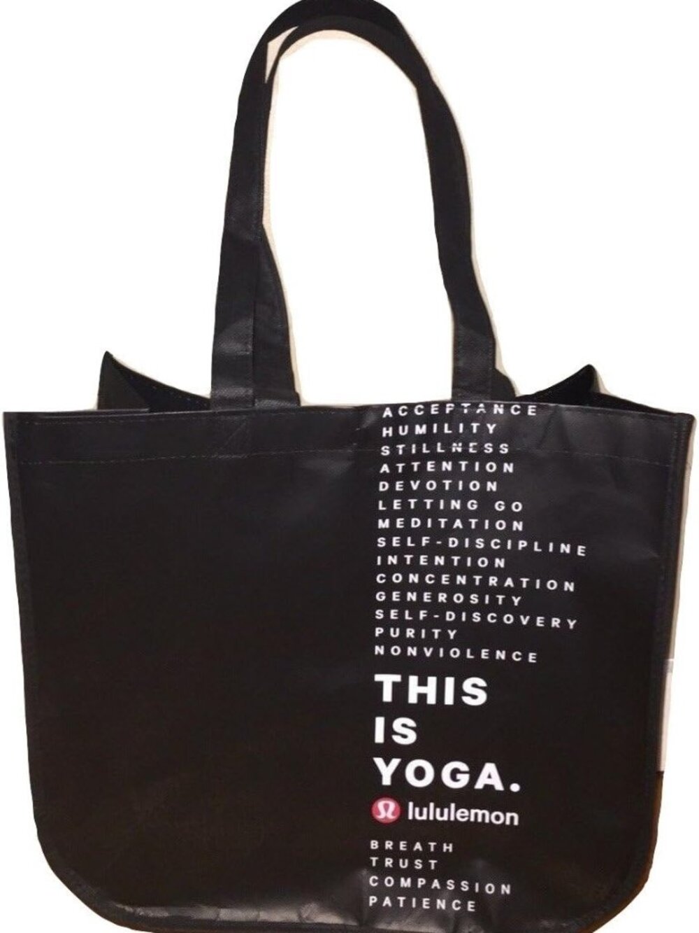 Lululemon Holiday Special Edition LARGE Reusable Tote Carryall Gym Bag